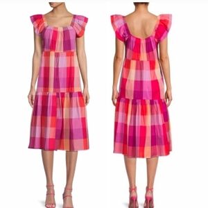 Time and Tru Plaid Multicolor Women's Dress size XS